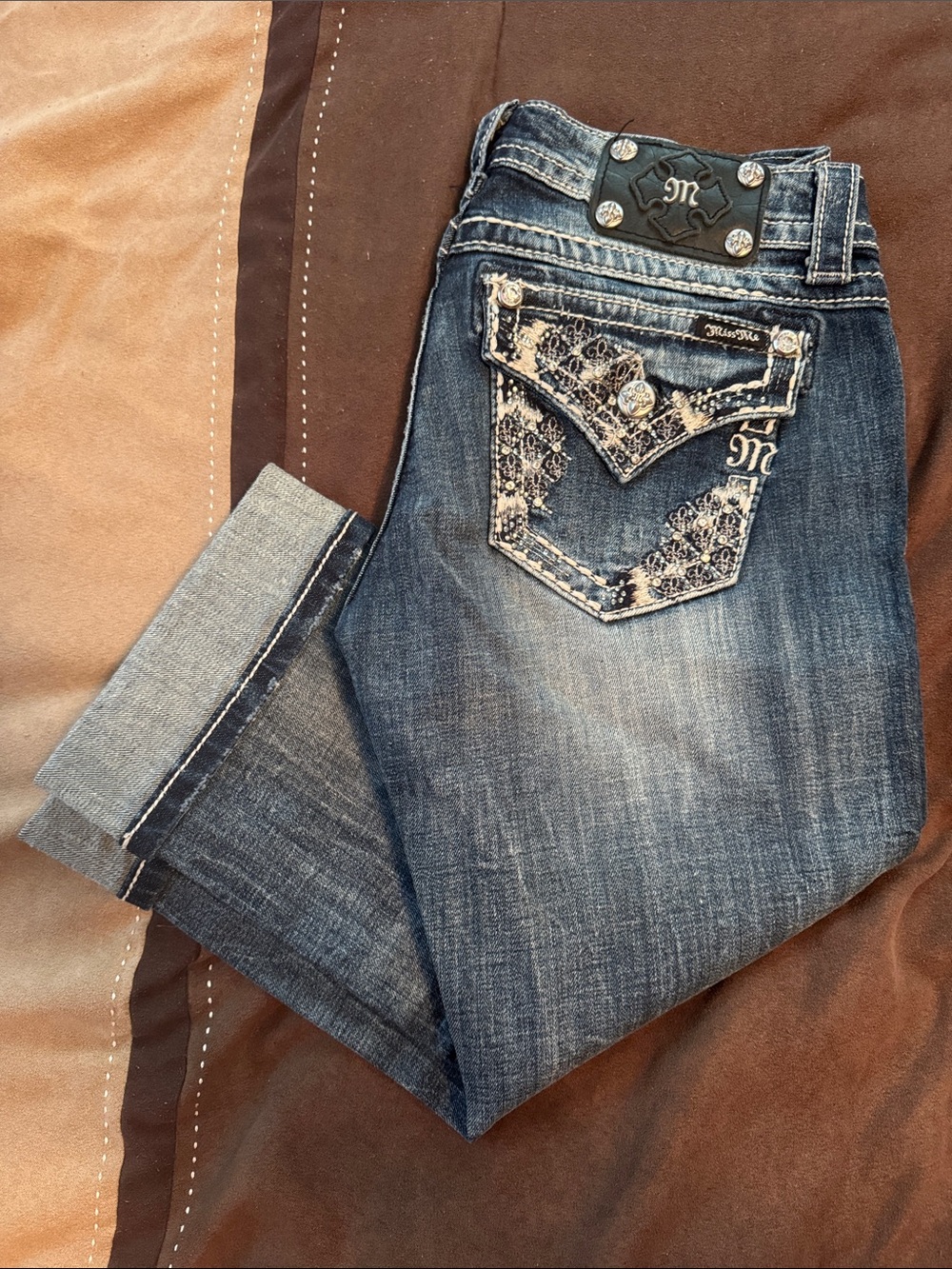 Miss Me Jean Capris